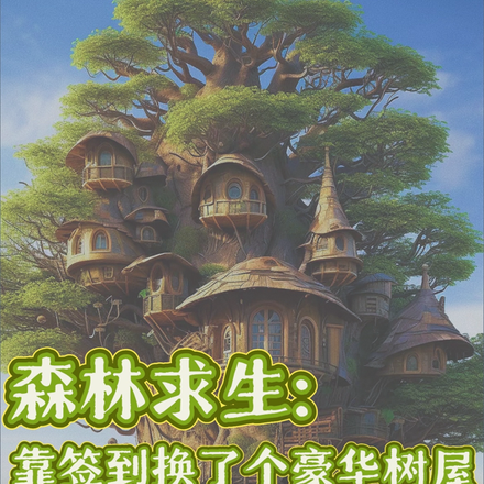 森林求生：靠签到换了个豪华树屋