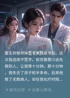 重生后，我拒签师妹手术书，医生丈夫慌了！